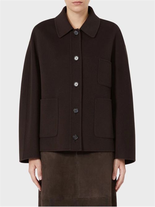Giacca corta monopetto in drap di lana S' MAX MARA | 2629046033600048